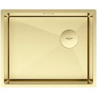 Кухонная мойка Paulmark Next-Skew 54 Uni PM885444-LG Светлое золото нержавеющая сталь встраиваемый