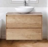 Тумба под раковину BelBagno Kraft 70 KRAFT-700-2C-SO-RNN подвесная Rovere Nebrasca Nature МДФ / ЛДСП
