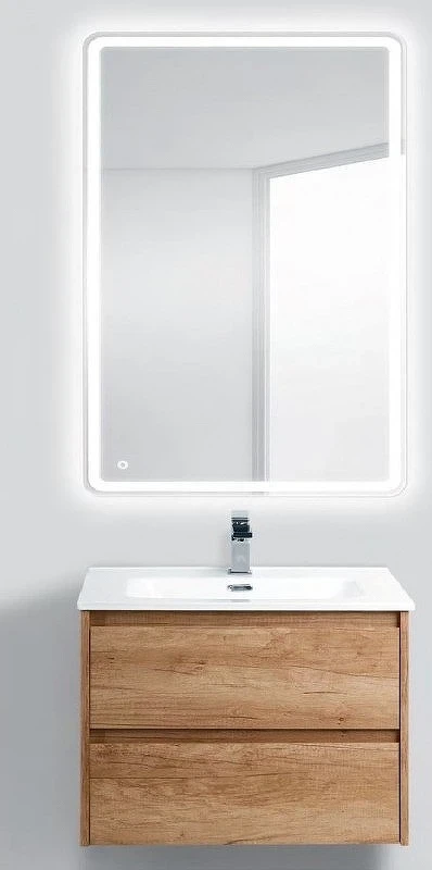 Тумба под раковину BelBagno Kraft 70 KRAFT-700-2C-SO-RNN подвесная Rovere Nebrasca Nature МДФ / ЛДСП