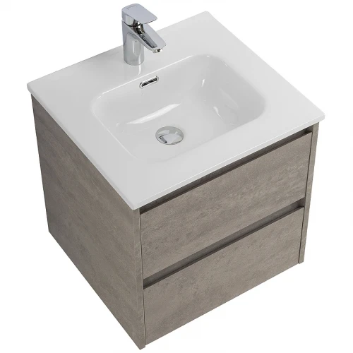 Тумба под раковину BelBagno Kraft 50 KRAFT-500-2C-SO-CG подвесная Cemento Grigio МДФ / ЛДСП
