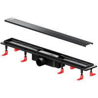 Душевой лоток AM.PM PrimeFlow 70 W02SC-P11-070-01BM с Черной матовой решеткой Cut Gradient