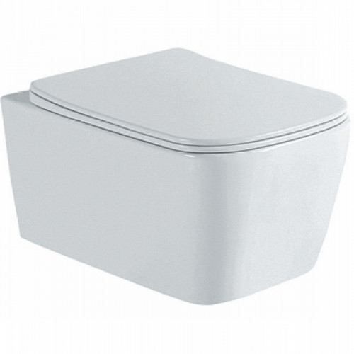 Унитаз Aquatek Либра New AQ1148N-00 подвесной с сиденьем Микролифт фарфор подвесной