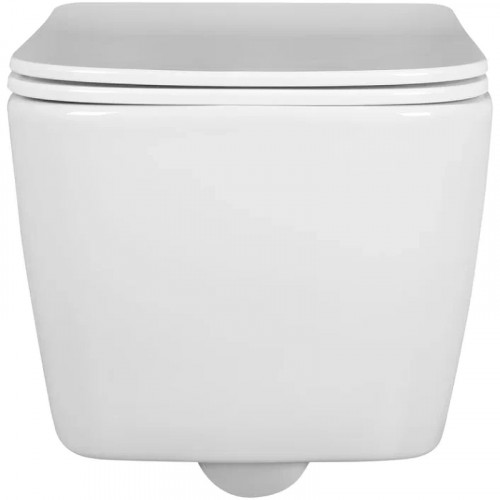 Унитаз Aquatek Либра New AQ1148N-00 подвесной с сиденьем Микролифт фарфор подвесной