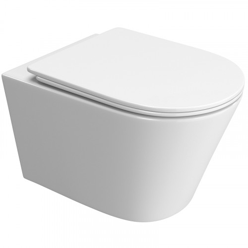 Унитаз BelBagno Tre-Tor BB5180CH-TOR/SC подвесной с сиденьем Микролифт фаянс подвесной