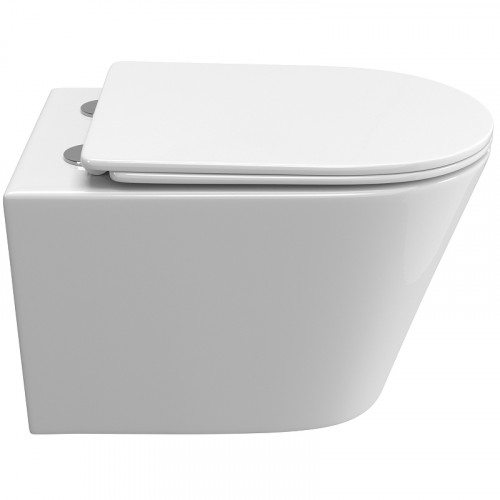 Унитаз BelBagno Tre-Tor BB5180CH-TOR/SC подвесной с сиденьем Микролифт фаянс подвесной