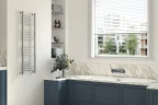 Водяной полотенцесушитель Сунержа Богема+ прямая 1200х500 31-0220-1250 Черный матовый нержавеющая сталь