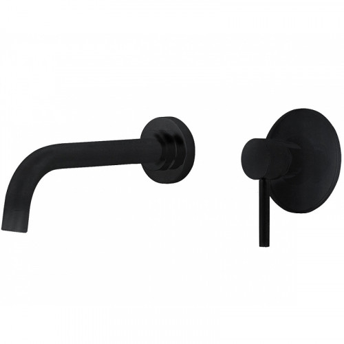 Смеситель для раковины Abber Wasser Kreis AF8112B Черный матовый латунь встраиваемый