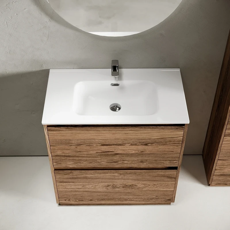 Тумба под раковину Sancos Libra Floor 80 LB80FECH Дуб чарльстон МДФ / ЛДСП