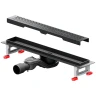 Душевой лоток AM.PM MasterFlow 50 W01SC-P11-050-01BM с Черной матовой решеткой Cut Gradient