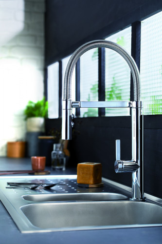 Смеситель для кухни Jacob Delafon Spirale E23310-CP Хром латунь