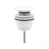 Донный клапан Wellsee Drainage System 182143000 click-clack цвет Белый матовый