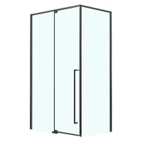 Душевой уголок Azario Male 100x100 AZ-J50-100-MB-CL профиль Черный матовый стекло прозрачное