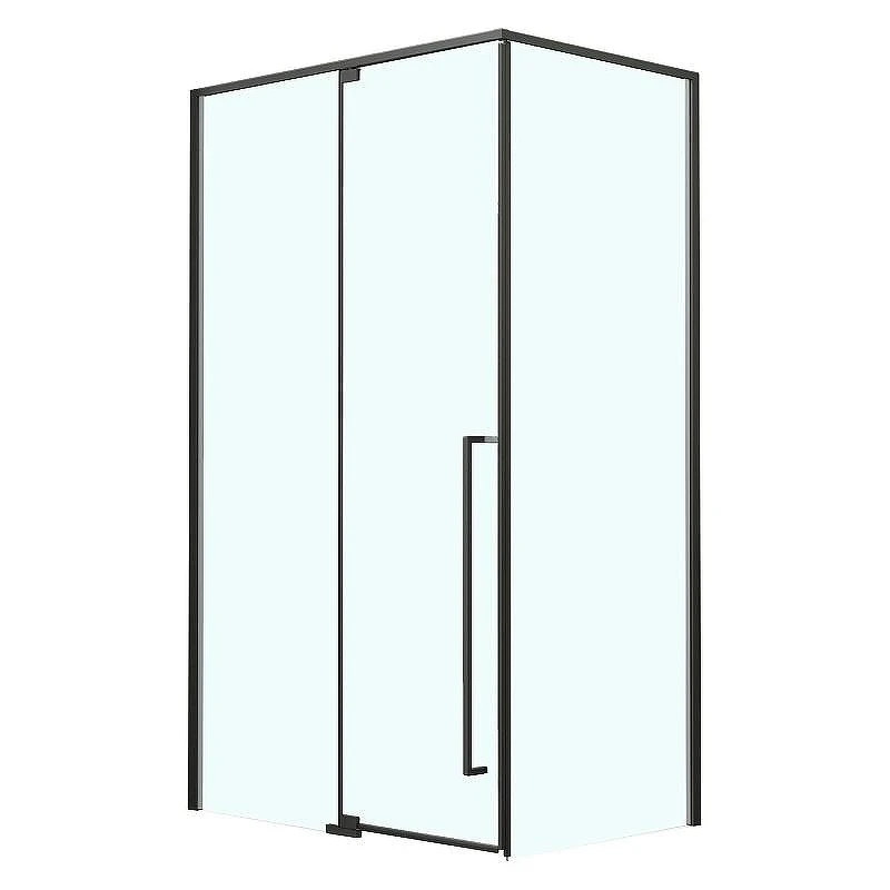 Душевой уголок Azario Male 100x100 AZ-J50-100-MB-CL профиль Черный матовый стекло прозрачное