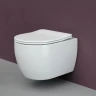 Комплект унитаза с инсталляцией Ceramicanova Play CN3001_1002W_1000 с сиденьем Микролифт и Белой клавишей смыва фаянс подвесной