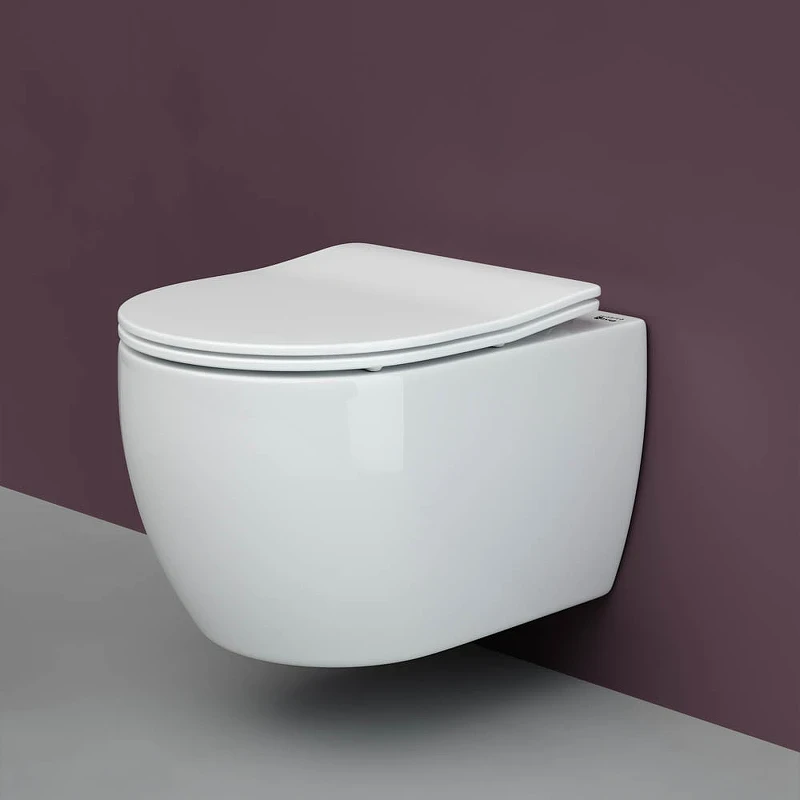 Комплект унитаза с инсталляцией Ceramicanova Play CN3001_1002W_1000 с сиденьем Микролифт и Белой клавишей смыва фаянс подвесной
