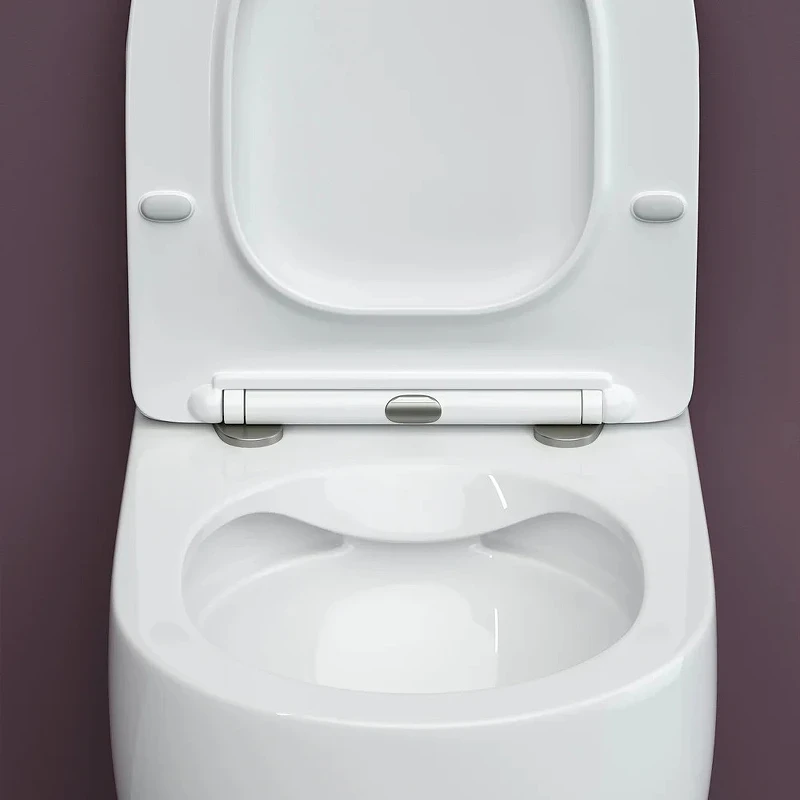 Комплект унитаза с инсталляцией Ceramicanova Play CN3001_1002W_1000 с сиденьем Микролифт и Белой клавишей смыва фаянс подвесной