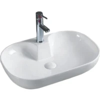 Раковина-чаша CeramaLux 61 9446 Белая фаянс накладная