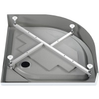 Акриловый поддон для душа Melodia della vita Round 80x80 MTYRD8080Bk Черный