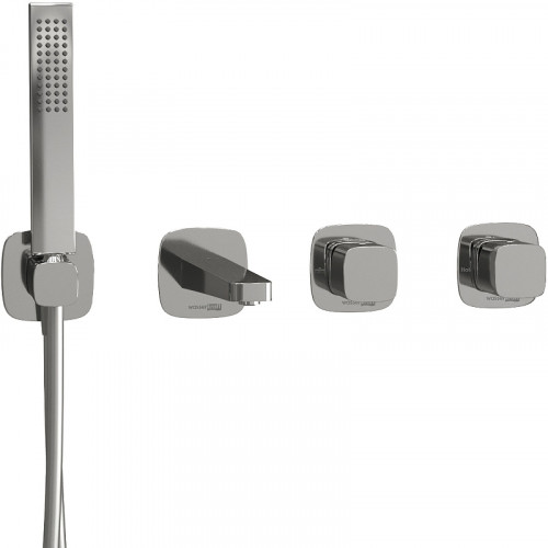 Смеситель для ванны WasserKRAFT Naab A8651.312.314.326.087.103 Хром латунь встраиваемый