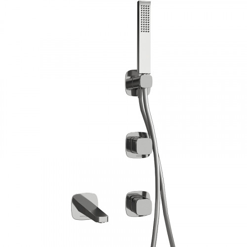 Смеситель для ванны WasserKRAFT Naab A8651.312.314.326.087.103 Хром латунь встраиваемый