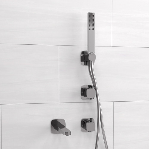 Смеситель для ванны WasserKRAFT Naab A8651.312.314.326.087.103 Хром латунь встраиваемый