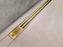 Душевой лоток Berges Super Slim 800 092054 с решеткой Золото глянец