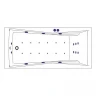 Акриловая ванна Excellent Palace 170x75 WAEX.PAL17.ULTRA.BR с гидромассажем