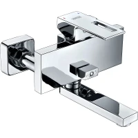 Смеситель для ванны WasserKRAFT Alme 1501 Хром на стену