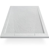 Душевой поддон из искусственного камня Esbano Luxe ESP-LX108W 100x80 ESPLX 108W Белый матовый