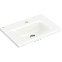 Раковина Berges Small 45 182008 Белая глянцевая фарфор подвесная, полувстраиваемая