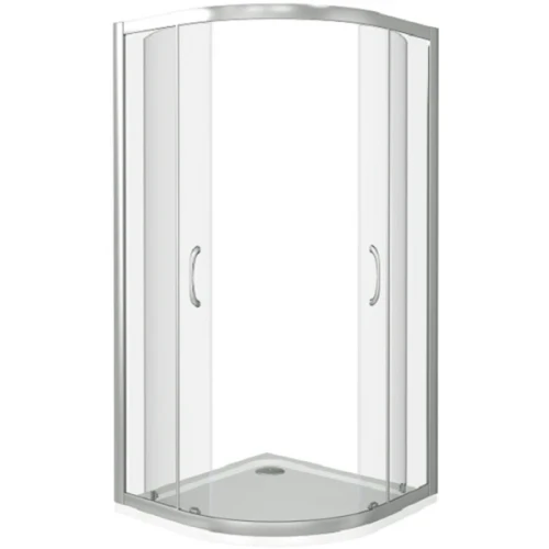 Душевой уголок Good Door Neo R-80-С-CH 80х80 профиль Хром стекло прозрачное