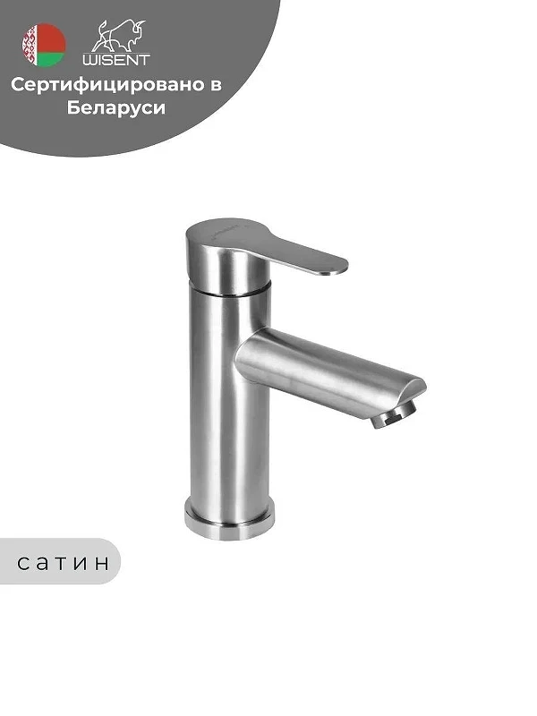 Смеситель для раковины Wisent WP710-003 цвет Нержавеющая сталь
