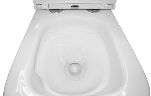 Унитаз Azario Teramo Торнадо AZ-0052-UQ3 подвесной цвет Белый с сиденьем Микролифт