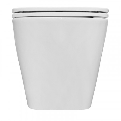 Унитаз Azario Teramo Торнадо AZ-0052-UQ3 подвесной цвет Белый с сиденьем Микролифт