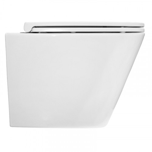 Унитаз Azario Teramo Торнадо AZ-0052-UQ3 подвесной цвет Белый с сиденьем Микролифт