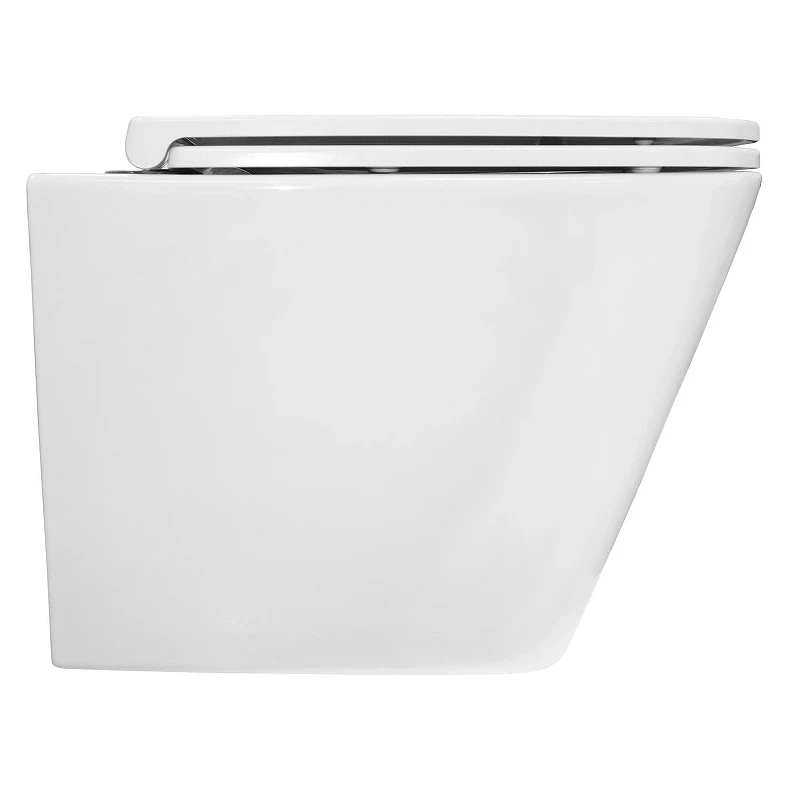 Унитаз Azario Teramo Торнадо AZ-0052-UQ3 подвесной цвет Белый с сиденьем Микролифт