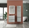 Шкаф пенал Art&Max Techno 40 R AM-Techno-1600-AC-SO-LS935-R подвесной цвет Бетон лофт натуральный