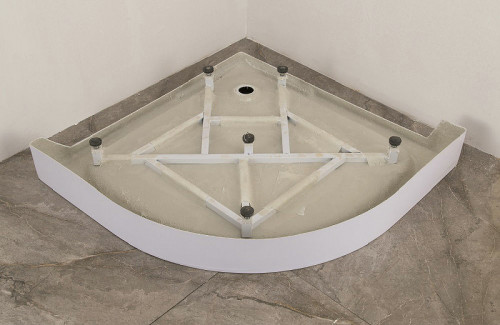 Акриловый поддон Agger A01-100TCR/T 100x100 с антискользящим покрытием