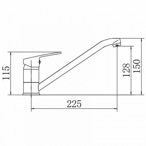 Смеситель для кухни Fashun A4216 цвет Хром