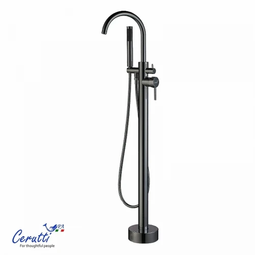 Смеситель для ванны Ceruttispa Тобия (Tobia) GG CT12113 12113 цвет Графит
