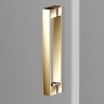 Душевой уголок Vincea Alpha 150x90 VSR-3AL9015CLG профиль Брашированное золото стекло прозрачное