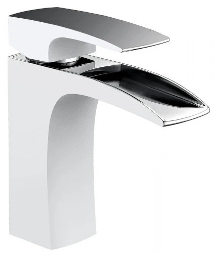 Смеситель для раковины AltroBagno Cascata 0111 BiCr цвет Белый Хром