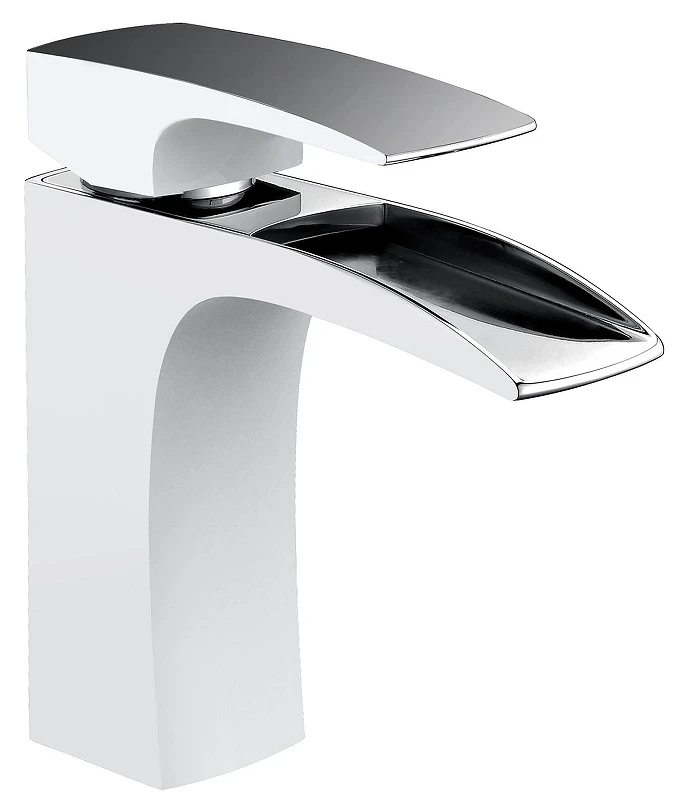 Смеситель для раковины AltroBagno Cascata 0111 BiCr цвет Белый Хром