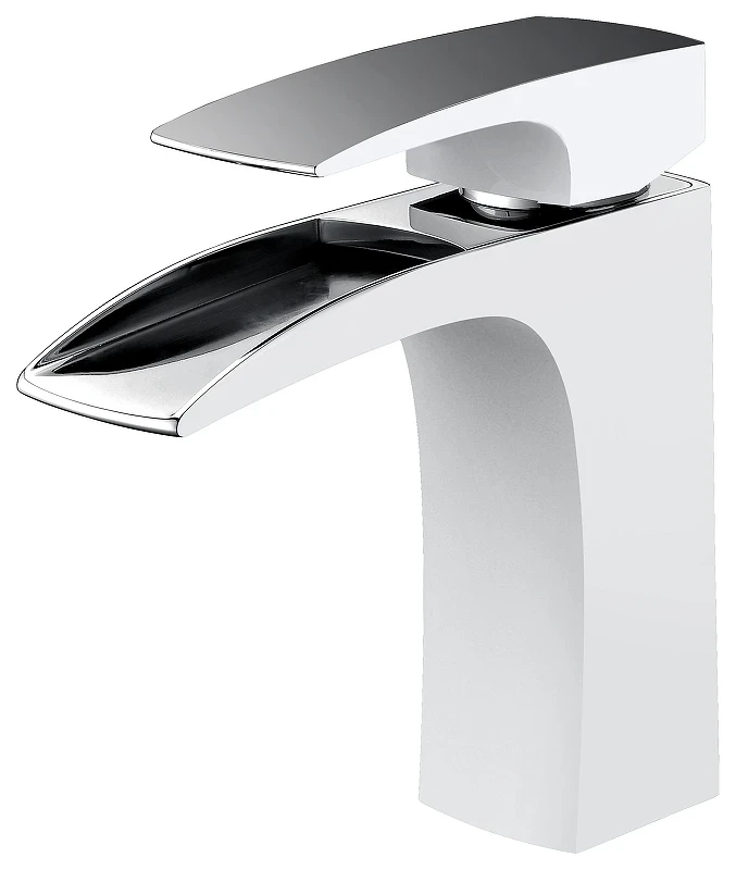 Смеситель для раковины AltroBagno Cascata 0111 BiCr цвет Белый Хром