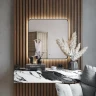 Зеркало Bond Loft 80x80 M35ZE-8080 с подсветкой Черное глянцевое с бесконтактным выключателем МДФ / ЛДСП, стекло