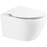 Комплект унитаза с инсталляцией BelBagno Prospero BB507B/BB2020SC/BB002-80/BB005-PR-CHROME с сиденьем Микролифт и клавишей смыва Хром глянцевый фаянс подвесной