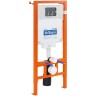Комплект унитаза с инсталляцией BelBagno Prospero BB507B/BB2020SC/BB002-80/BB005-PR-CHROME с сиденьем Микролифт и клавишей смыва Хром глянцевый фаянс подвесной