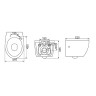 Комплект унитаза с инсталляцией BelBagno Prospero BB507B/BB2020SC/BB002-80/BB005-PR-CHROME с сиденьем Микролифт и клавишей смыва Хром глянцевый фаянс подвесной
