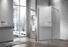 Душевая перегородка Vincea Walk-In 100 VSW-1H100MRGM профиль Вороненая сталь стекло зеркальное