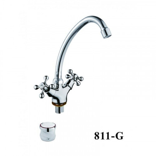 Смеситель для кухни D-Lin D153811-G цвет  Хром